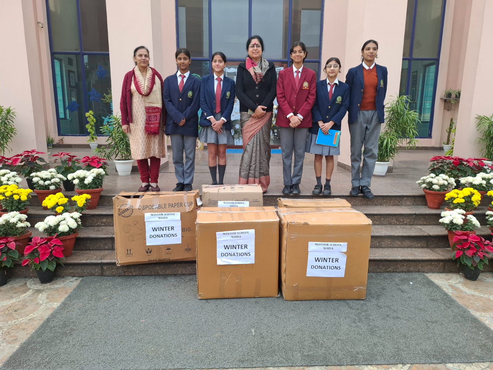 SPREADING WARMTH TO COMBAT WINTER CHILL